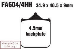 Brake pads EBC EPFA604/4HH Extreme Pro (set on 1 disk)