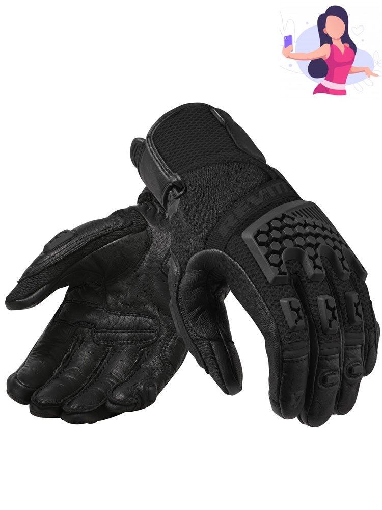 Motorcycle Gloves REV'IT SAND 3 LADY black