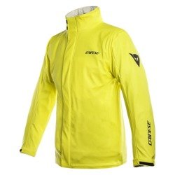 Motorcycle Rain Jacket Dainese Storm yellow