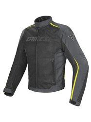 Motorcycle Textil Jacket DAINESE HYDRA FLUX D-DRY black/yellow
