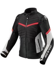Motorcycle Textile Jacket REVIT ARC H2O LADIES black/red