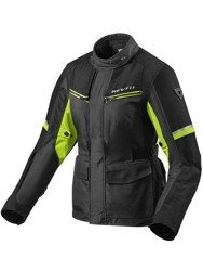 Motorcycle Textile Jacket REVIT Outback 3 LADIES black/neon