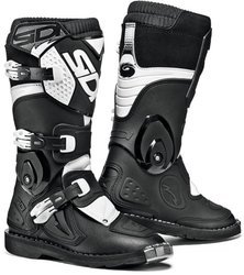 Motorcycle Youth Boots SIDI FLAME black white