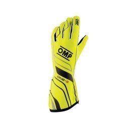 OMP Racing Race Rally Auto Kart Gloves ONE-S (FIA Approved) yellow