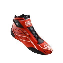 Rally Race Racing Shoes OMP ONE-S (FIA Approved) red
