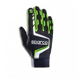 Sparco Gaming / Karting Kart Auto Racing Gloves HYPERGRIP+ black fluo