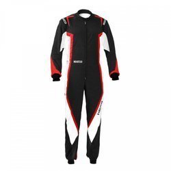 Sparco Kerb Kart Karting Auto Racing Suit (CIK FIA Approved) black red