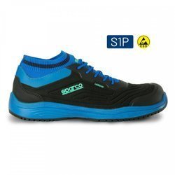 Sparco LEGEND S1P ESD Mechanics Safety Shoes black blue