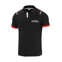 Sparco Martini Racing Embroidered Polo Shirt black