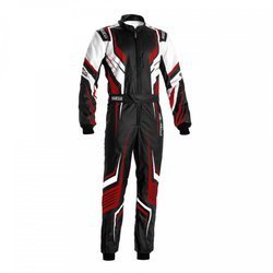 Sparco PRIME K Kart Karting Auto Racing Suit (CIK FIA Approved) black red white
