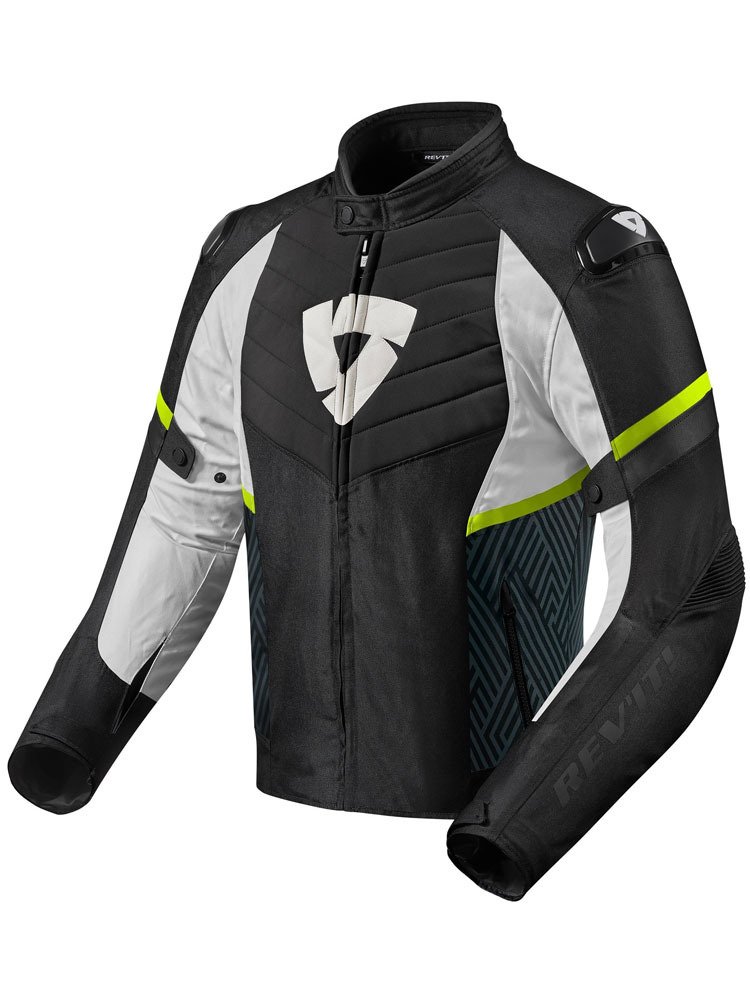 Motorcycle Textile Jacket REVIT ARC H2O black/neon | MOTORCYCLE ...