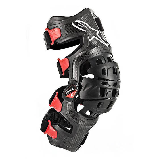 Motorcycle Knee Protector ALPINESTARS MX BIONIC-10 CARBON (RIGHT KNEE)