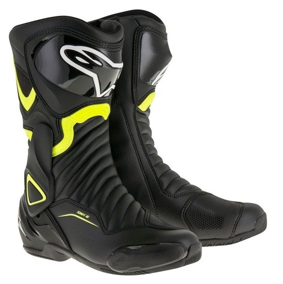 Motorcycle Sports Boots Alpinestars SMX-6 V2 black/yellow