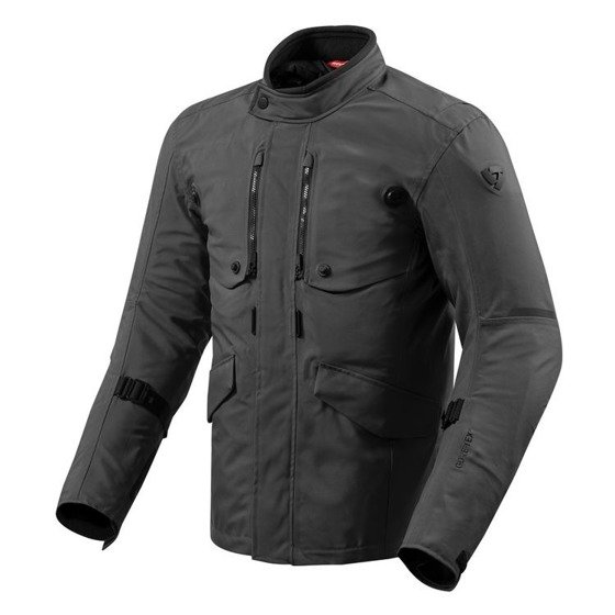 Motorcycle Textile Jacket REVIT Trench GTX black