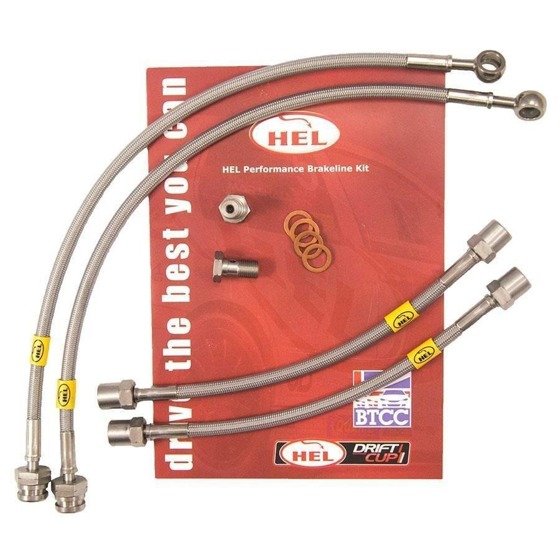 Stainless Braided Brake Lines HEL for Yamaha Neos 2004-2009 HBF9740
