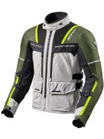 Motorcycle Textile Jacket REVIT Offtrack silver/green