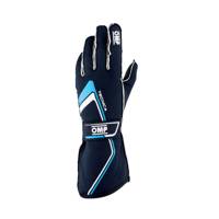 OMP Racing Race & Kart Gloves TECNICA (FIA Approved) IB/772 black cyan