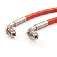 Stainless Braided Brake Lines HEL for Lancia Beta 2.0 VX Volumex Coupe 