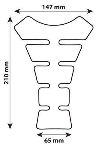 90514 Pro-Tank X4 tank pad Carbon