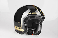 Kask Motocyklowy LAZER CONGA Cosmo (kol. Czarny - Złoty - Metalik) rozm. 2XL