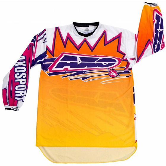 AXO KOSZULKA DYEMAX ORANGE-PURPLE XL