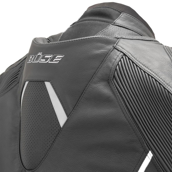 Kurtka skórzana BUSE Imola czarno-biały 52