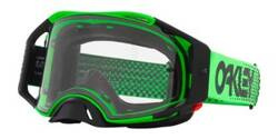 Oakley Goggles Airbrake MX zielone Clear