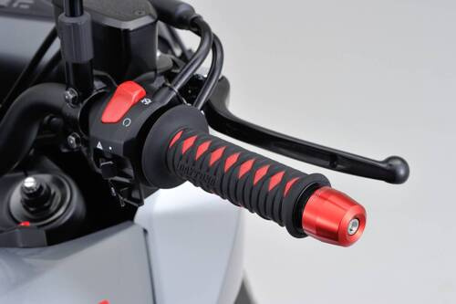 BAR END PINO-3 14-19MM RED