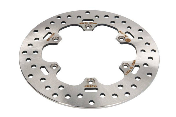 Tarcza hamulcowa tył stała, 220/110x4mm 6x125mm, średnica otworów mocujących 6,5mm GAS GAS EC 125/125 (SixDays)/200/250/250 (SixDays)/250 2T/250 4T/300/380/380 2T/400/400 4T/400FSE/400LC4/400LC4 E/400