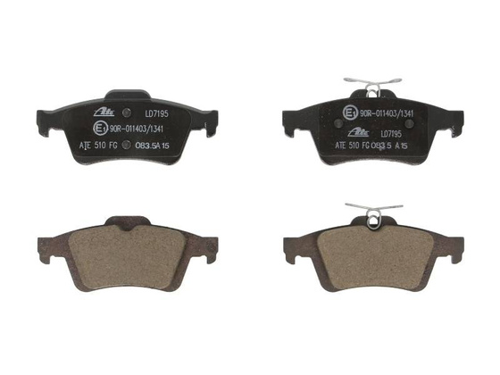 Klocek hamulcowy kpl. ceramiczny tył (bez sprężyny) VOLVO C30, C70 II, S40 II, V40, V50 FORD C-MAX, C-MAX II, FOCUS C-MAX, FOCUS II, FOCUS III, GRAND C-MAX, KUGA II 1.0-Electric 04.02-