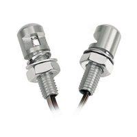 90175 Led screws, blue light, 2 pcs – Aluminium