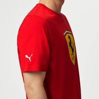 2024 Ferrari F1 Mens Large Shield T-shirt red