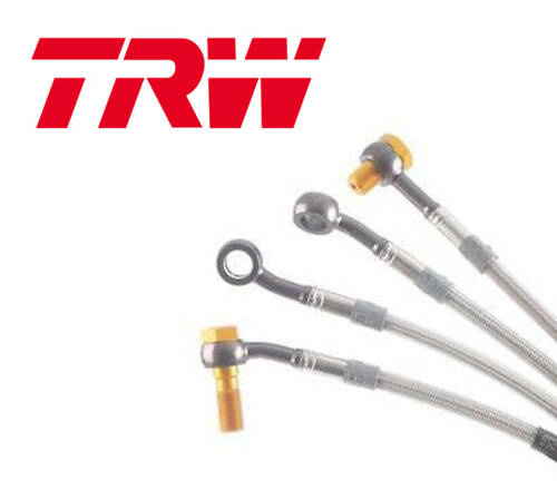 TRW LUCAS SET OF BRAKE LINES IN STAINLESS STEEL BRAID (CLEARANCE)