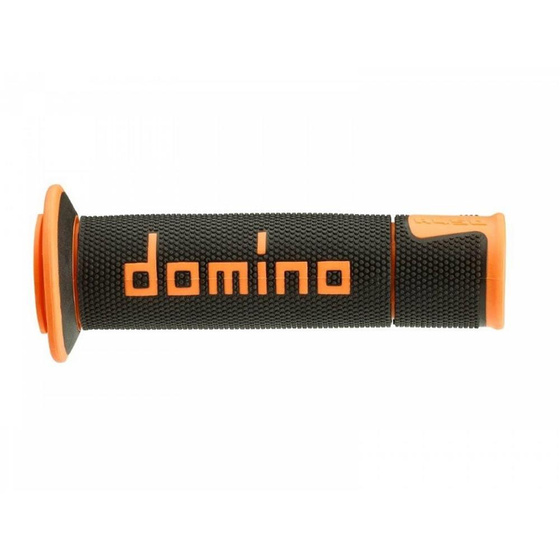 DOMINO Motorcycle Grips A450 BLACK ORANGE A45041C4540B7-0