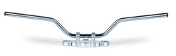 TRW LUCAS STEEL HANDLEBAR 22MM CLASSIC HIGH CHROME POLISHED