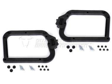 ZESTAW ADAPTERÓW NA STELAŻ EVO NA KUFRY BOCZNE HEPCO&BECKER, SW-MOTECH BLACK