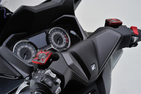 Prostokątna pokrywa zbiorniczka płynu hamulcowego  HONDA (B)  czerwony