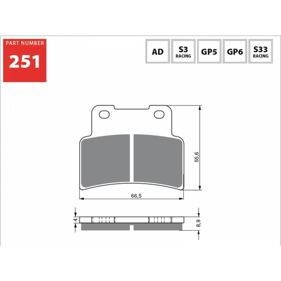GOLDFREN KLOCKI 251 S3 CUT