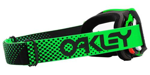 Oakley Goggles Airbrake MX zielone Clear