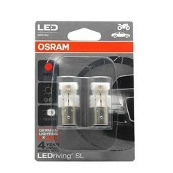 Żarówka LED W21W Ledriving Standard (blister, 2 szt., 12V, czerwona, 1,4W, rodzaj gniazda: W3X16D brak homologacji - nie nadaje się do użytku na drogach publicznych)