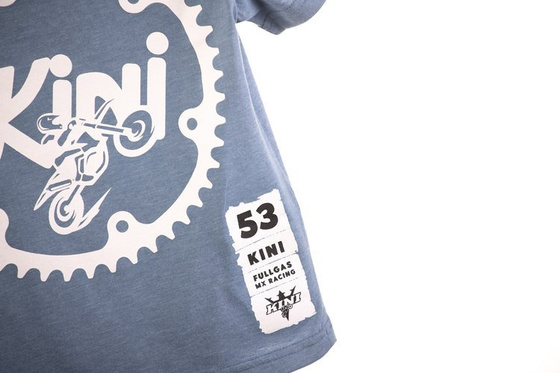 KINI-RB KIDS RITZEL TEE - HEATHER BLUE