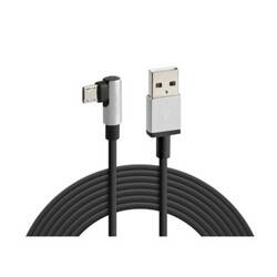 38835 Przewód 90 ° Usb> Micro USB - 200 cm - Czarny