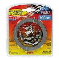 70023 Coil-set hose-band with 8 clips - 300 cm