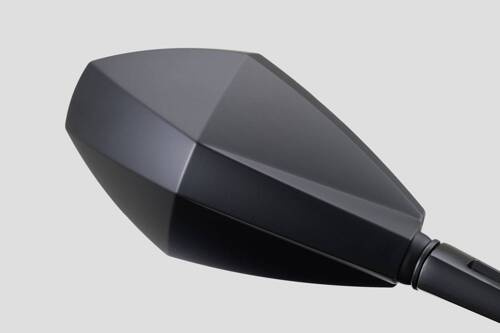 D-MIRROR-12,DIAMO/ROD (L)ABS HOUSING+ALU.STEM