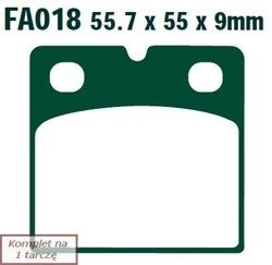 Brake pads EBC FA018 (set on 1 disk)