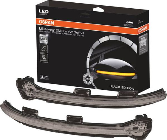Światła kierunkowskazu (2 szt., 12 V, 4,2 W, 2700 ECE R06/ECE R10/IP69K) OSRAM LEDriving 5G0 BK