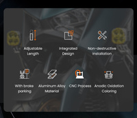 LOBOO Dźwignia hamulca tylnego ze zintegrowanym przełącznikiem świateł (10.1.10862.001.01)