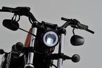 LED HEADLIGHT"CAPSULE120" BOTTOM-MOUNT, BLACK