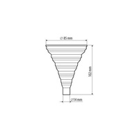67037 Mini foldable silicone funnel