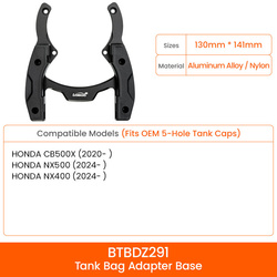 LOBOO Uchwyt Tank Bag HONDA CB400X, NX400, CB400F (pasuje do OEM 5 otworów) (10.4.04004.179.01)